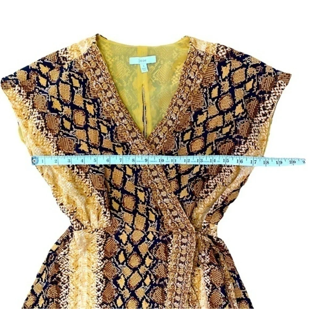 Joie • Bethwyn Snake Print Wrap Dress